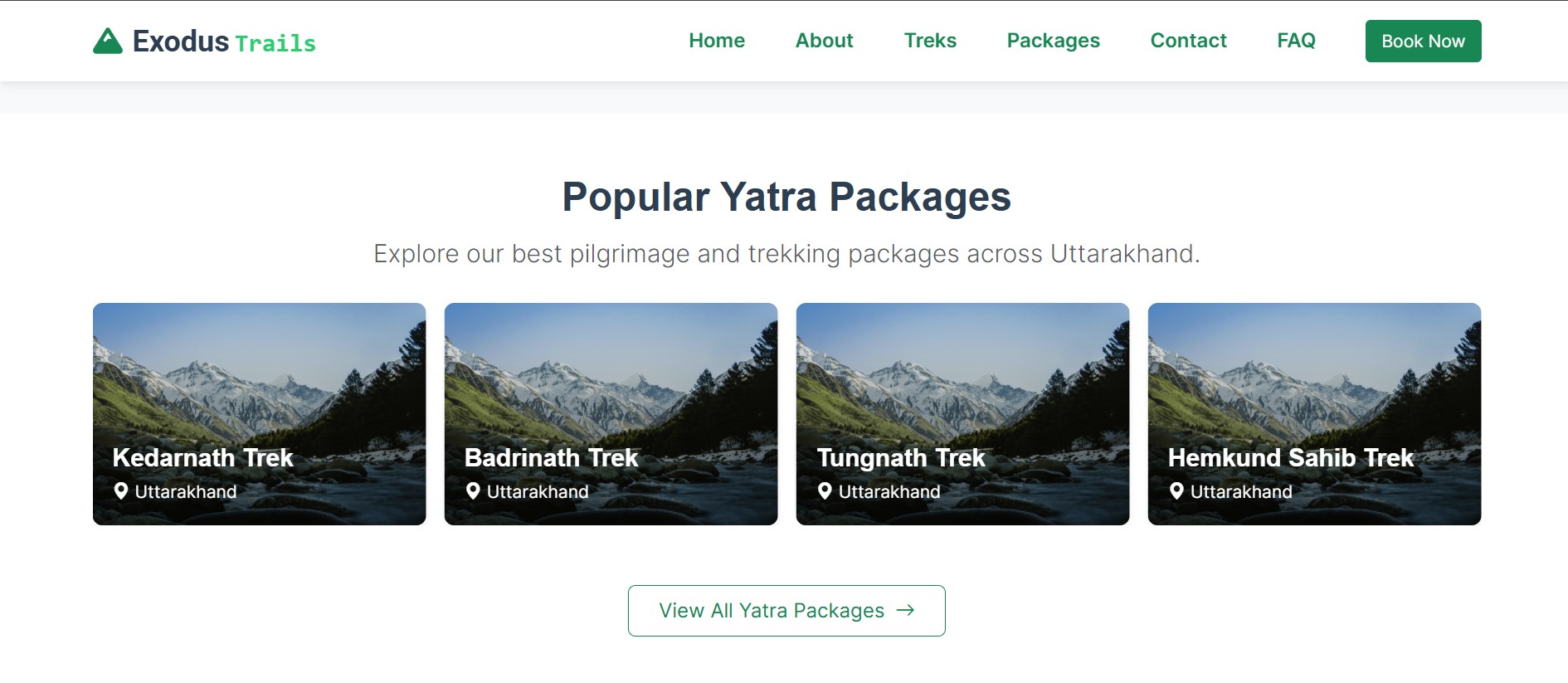 Ekodus Trek Booking Platform screenshot 3